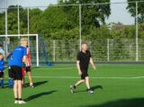 Laatste training S.K.N.W.K. JO10-1 van seizoen 2022-2023 (partijtje tegen de ouders) (151/165)